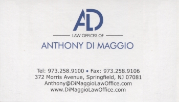 Anthony Di Maggio - The Law Offices of Anthony Di Maggio, LLC | ATTORNEY AT LAW<BR>REAL ESTATE