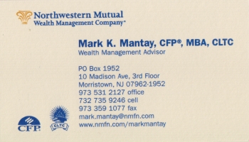 Mark Mantay, CFP®, MBA, CLTC - Northwestern Mutual | FINANCIAL PLANNING<BR>INVESTMENT ADVICE<BR>HIGH QUALITY INVESTMENT SOLUTIONS