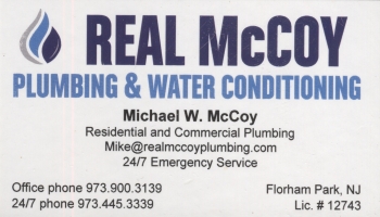 Mike McCoy - Real McCoy Plumbing & Water Conditioning | PLUMBER